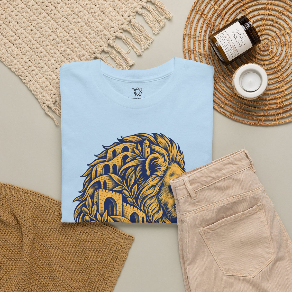 Jerusalem Lion of Judah T-Shirt - Shop Israel