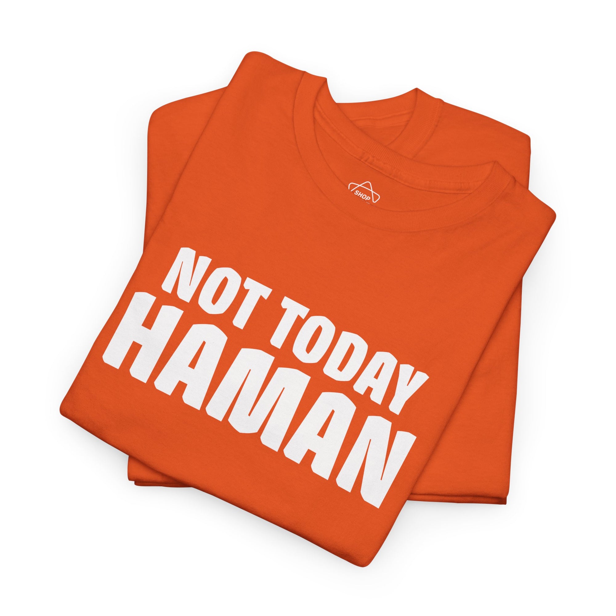 &quot;Not Today Haman&quot; Purim T-Shirt