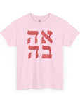 Ahava Hebrew T-Shirt