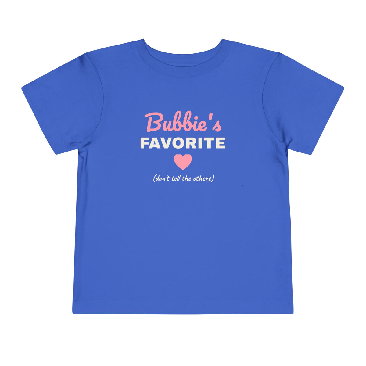 Bubbie's Favorite Toddler T-Shirt in True Royal - Shop Israel