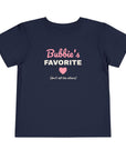 Bubbie's Favorite Toddler T-Shirt in Navy - Shop Israel