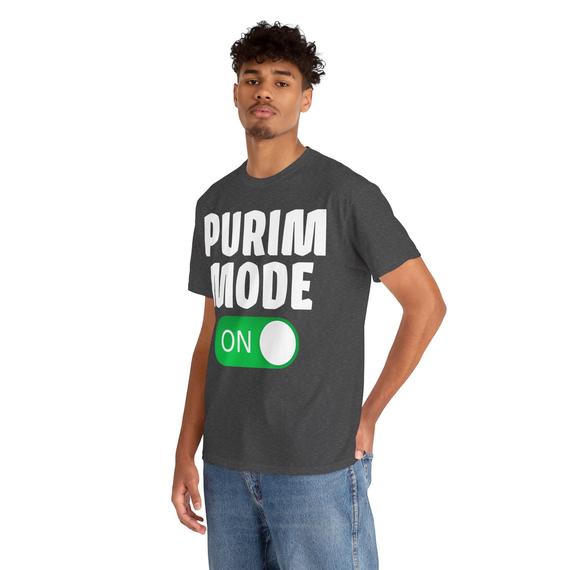 &quot;Purim Mode On&quot; T-Shirt - Shop Israel