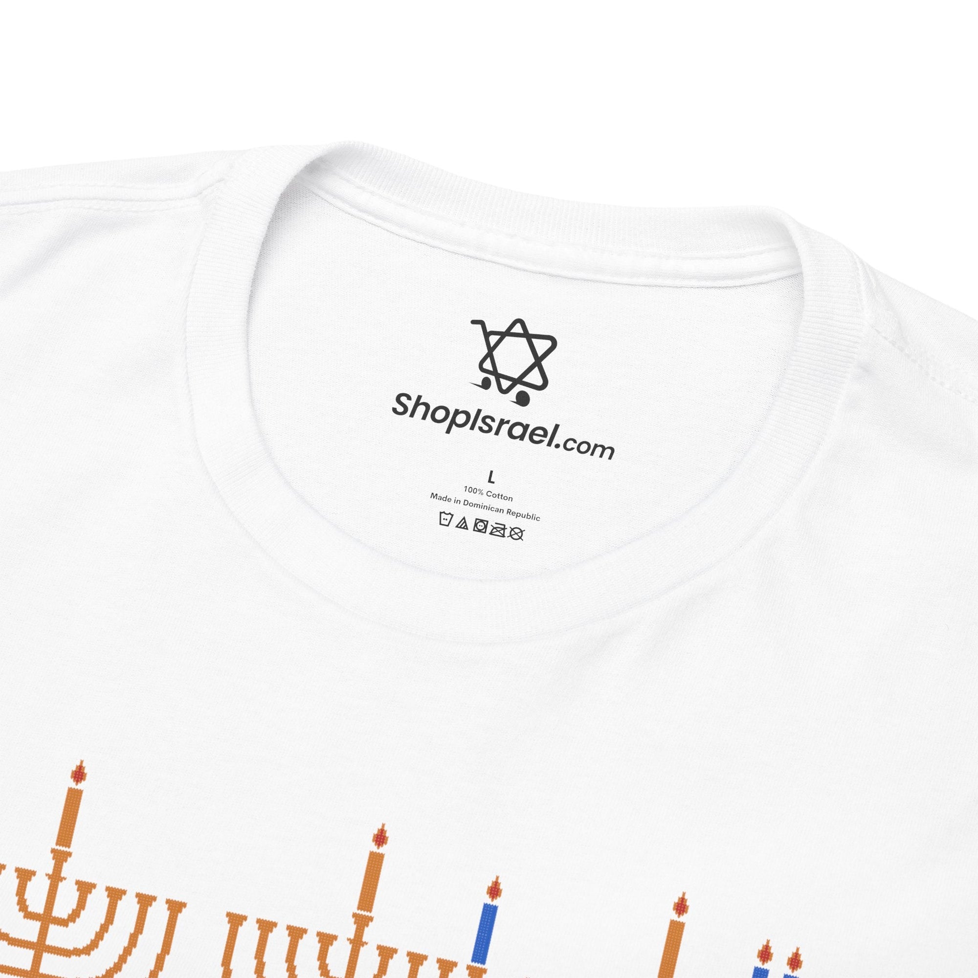 8 Nights Hanukkah T-Shirt - Shop Israel