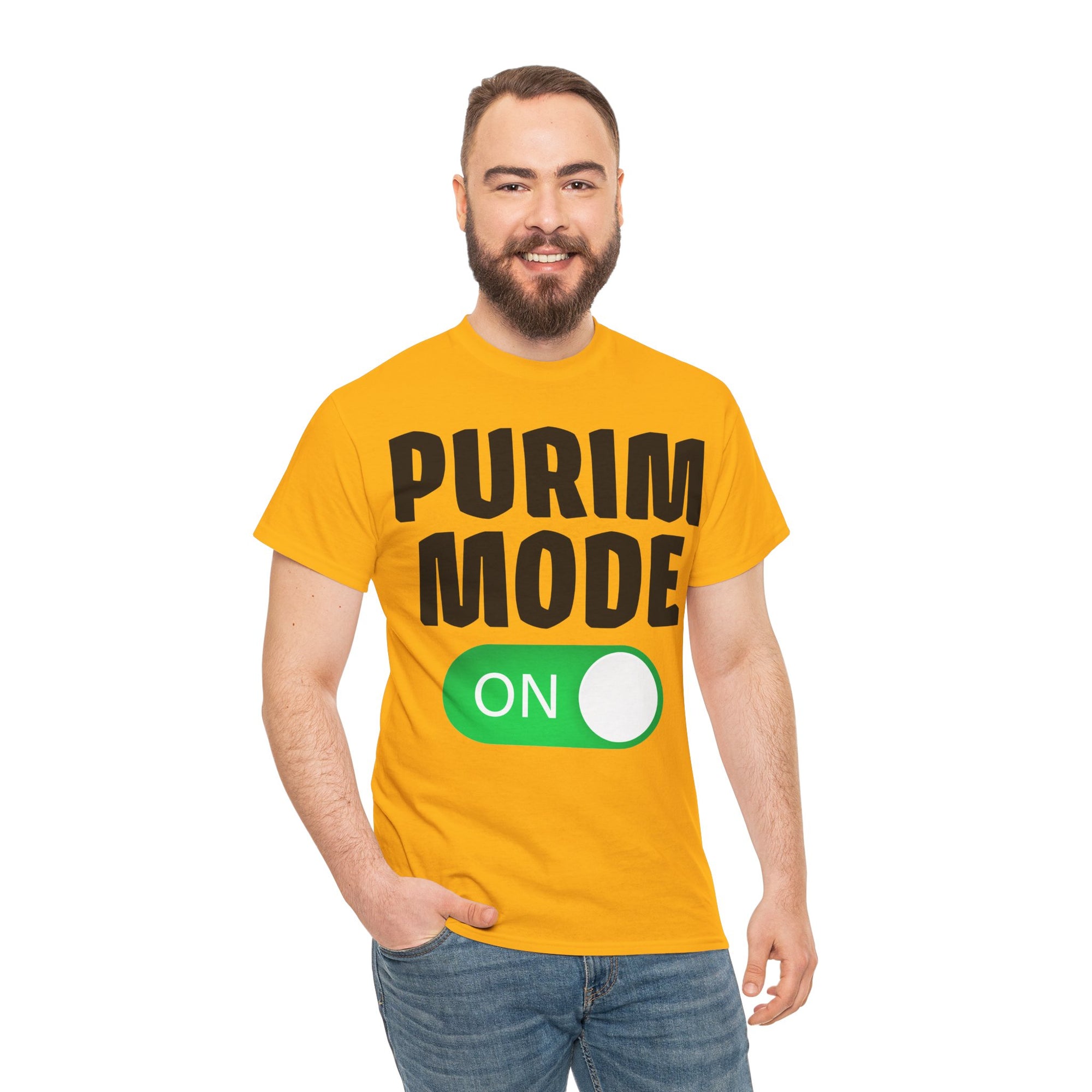 &quot;Purim Mode On&quot; T-Shirt - Shop Israel