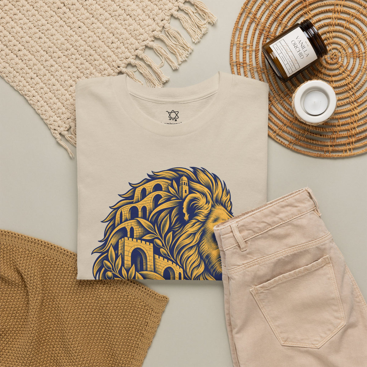Jerusalem Lion of Judah T-Shirt - Shop Israel