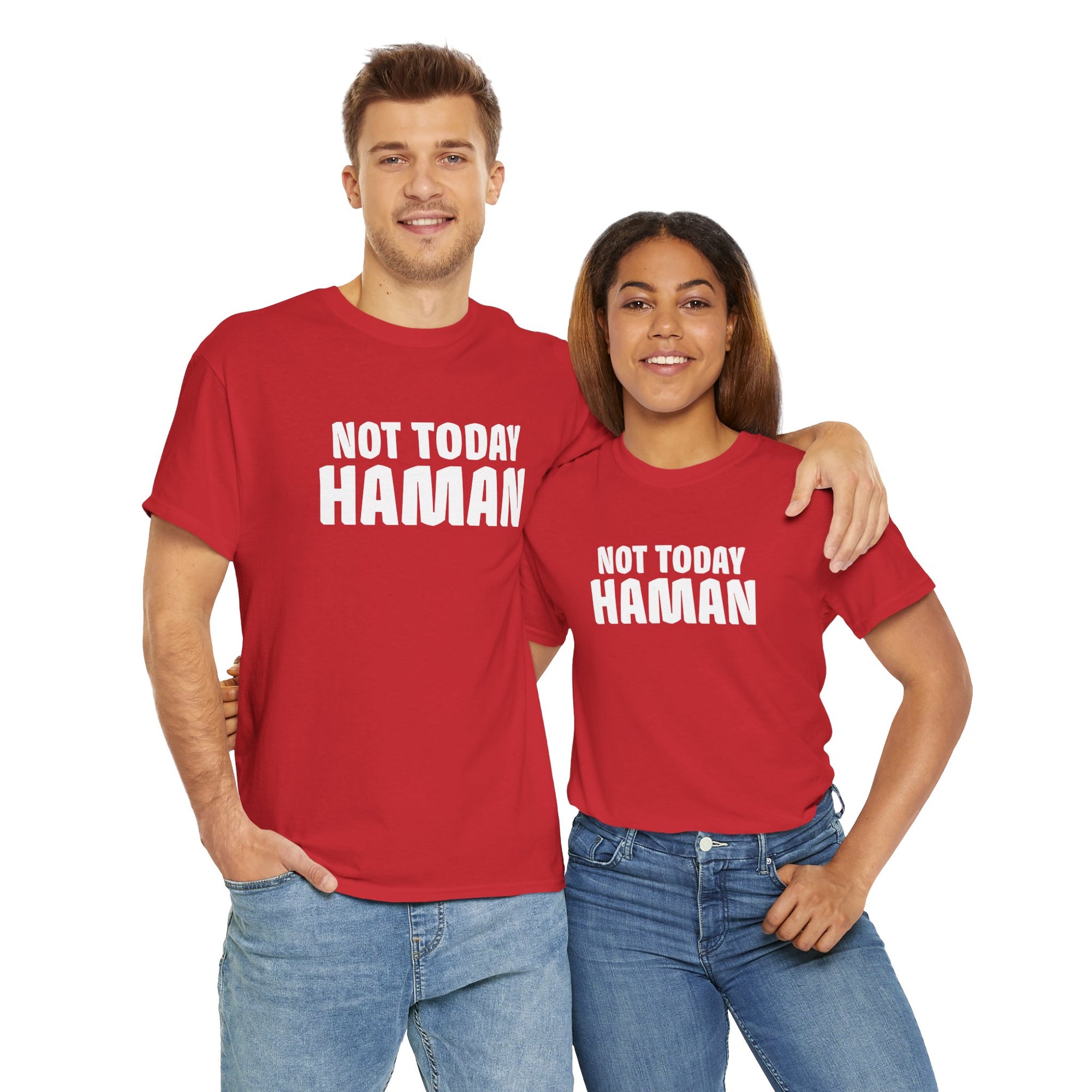 &quot;Not Today Haman&quot; Purim T-Shirt