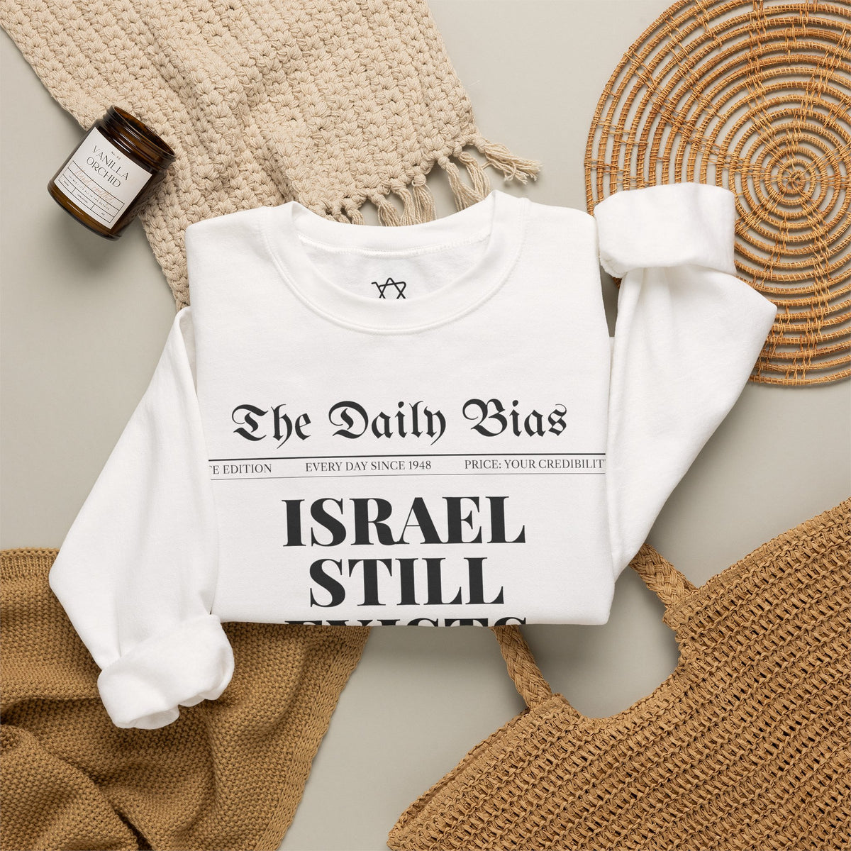 The Daily Bias Sweatshirt - Shop Israel