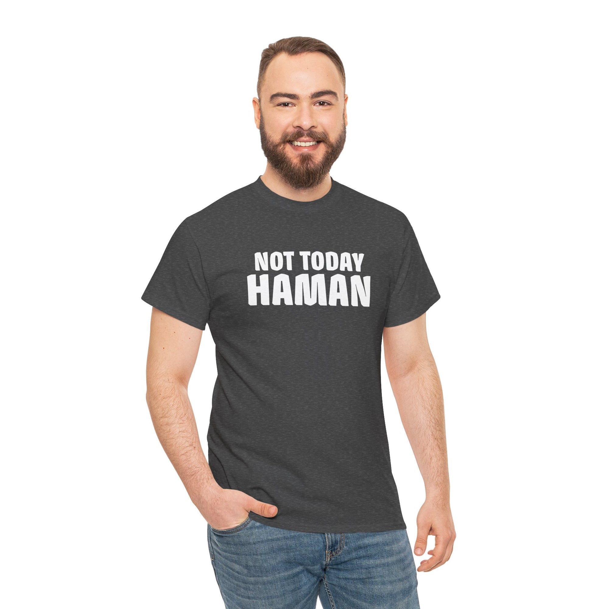 &quot;Not Today Haman&quot; Purim T-Shirt