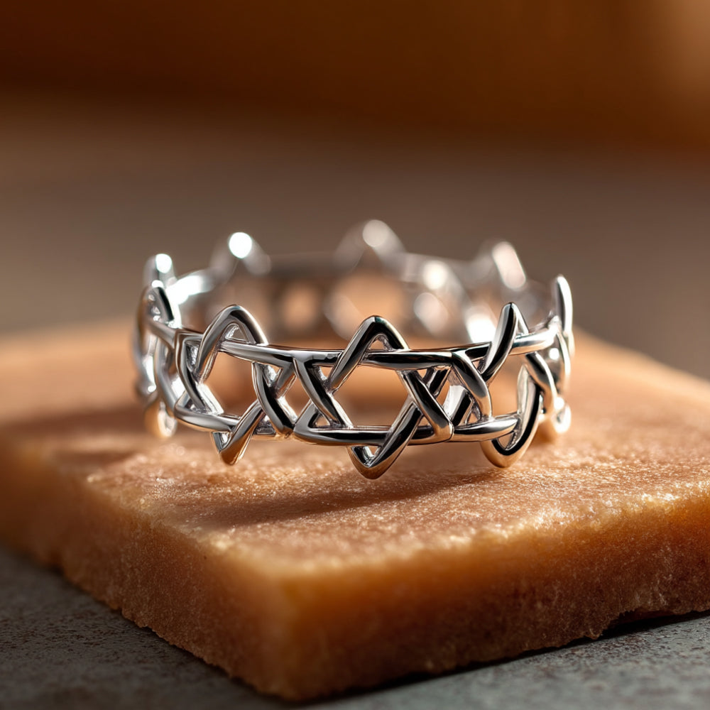 Eternal Star of David Ring