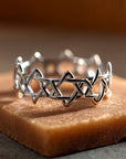Eternal Star of David Ring