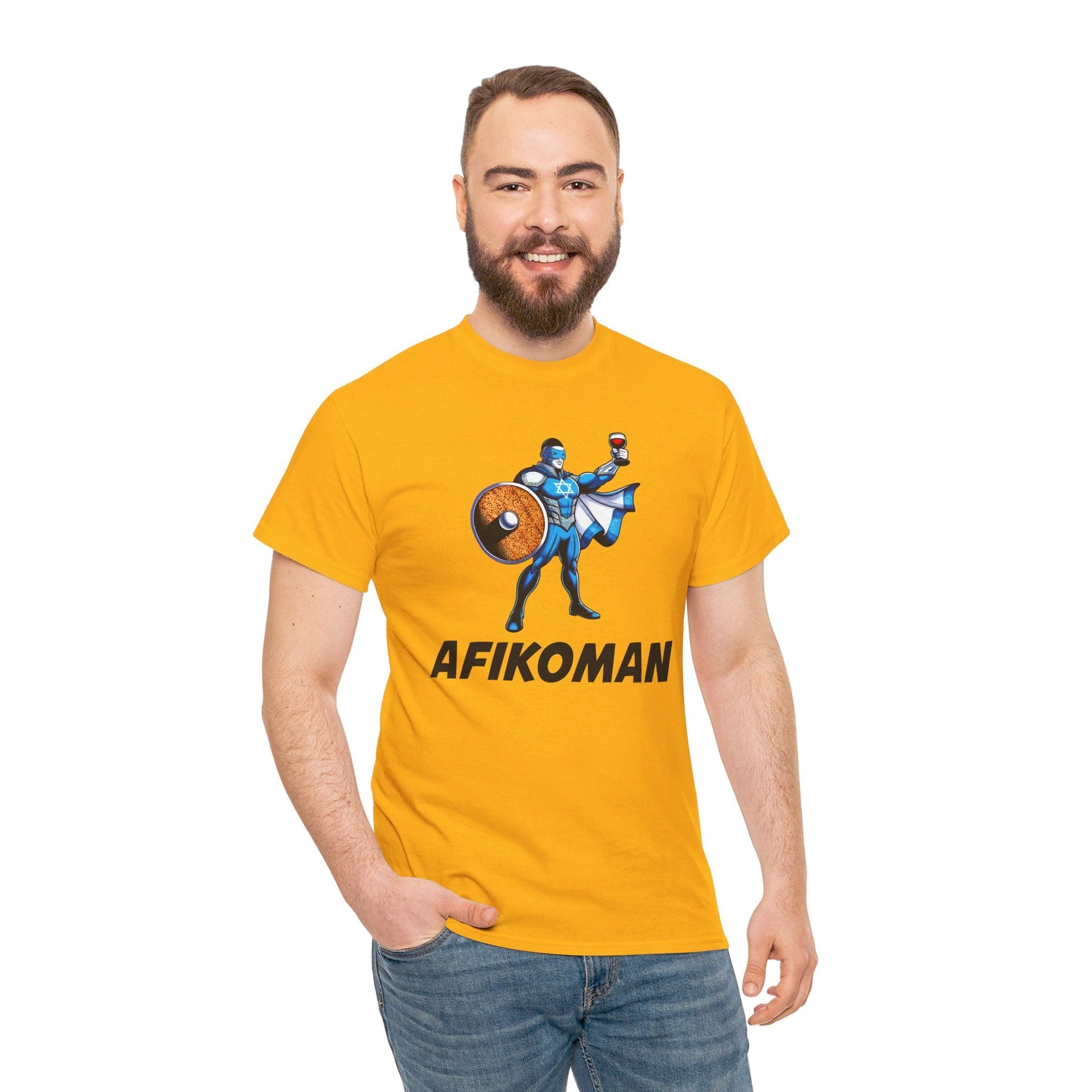 Afikoman Superhero Passover T - Shirt - Shop Israel