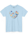 Am Yisrael Chai Heart T-Shirt - Shop Israel