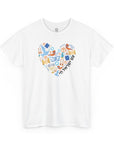 Am Yisrael Chai Heart T-Shirt - Shop Israel