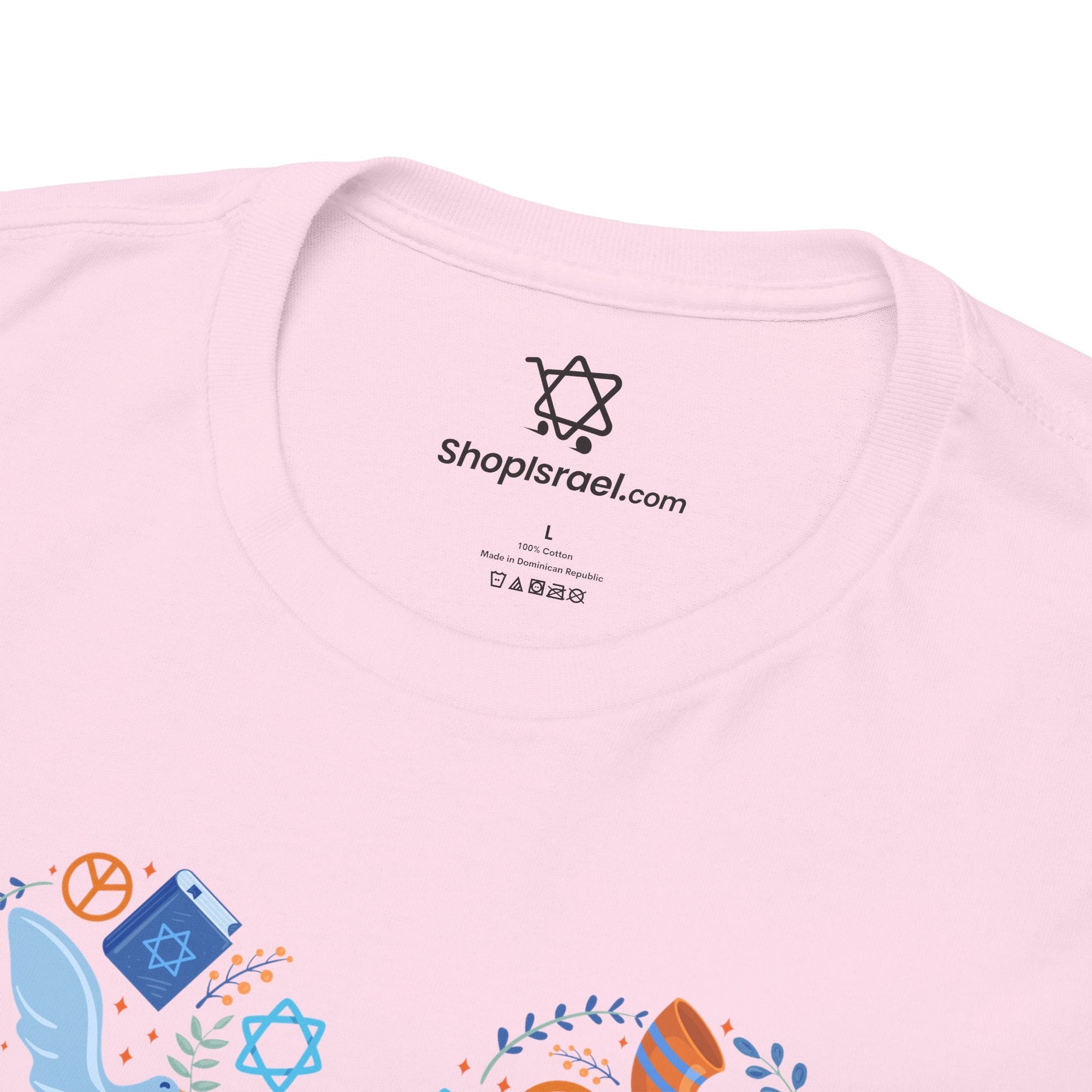 Am Yisrael Chai Heart T-Shirt - Shop Israel