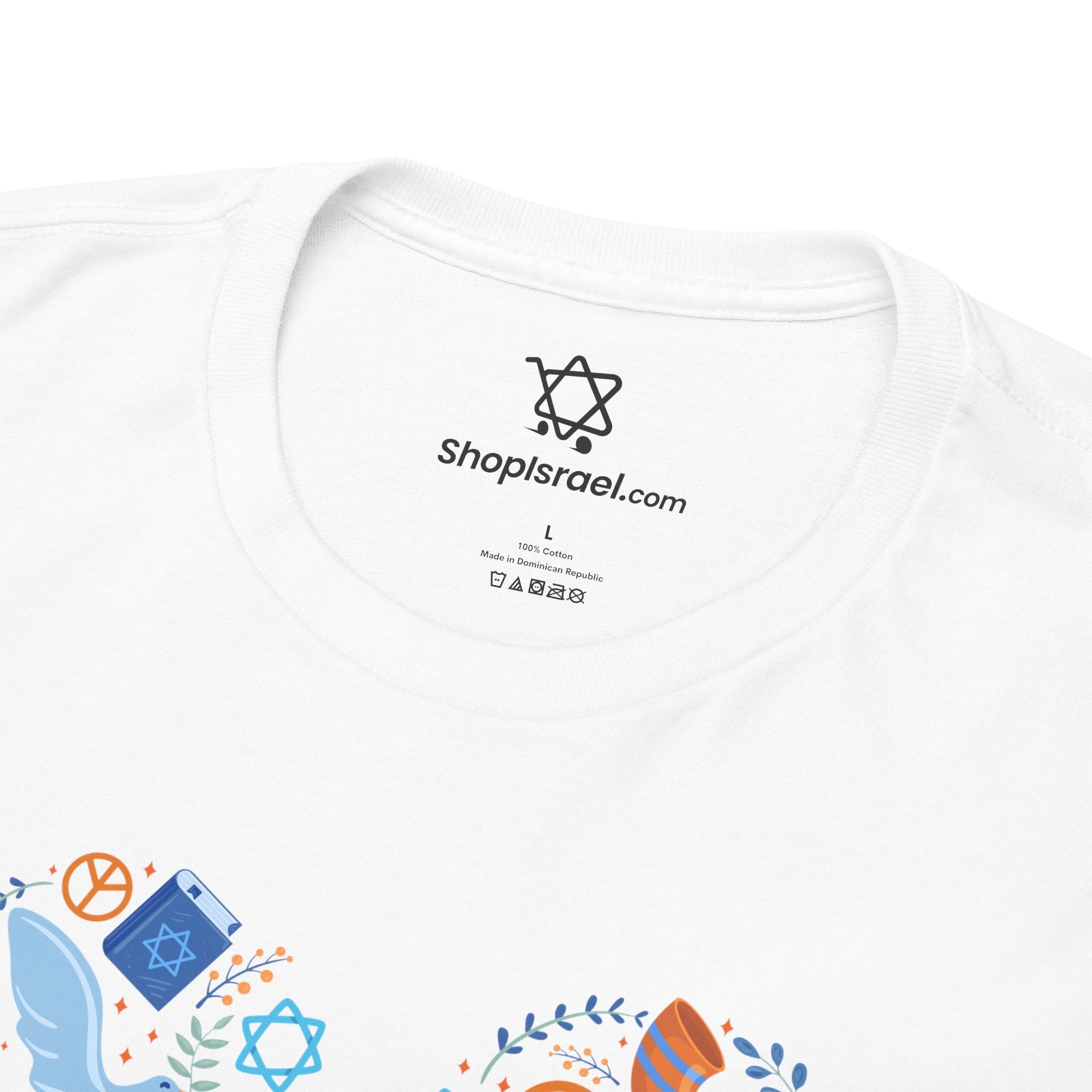 Am Yisrael Chai Heart T-Shirt - Shop Israel