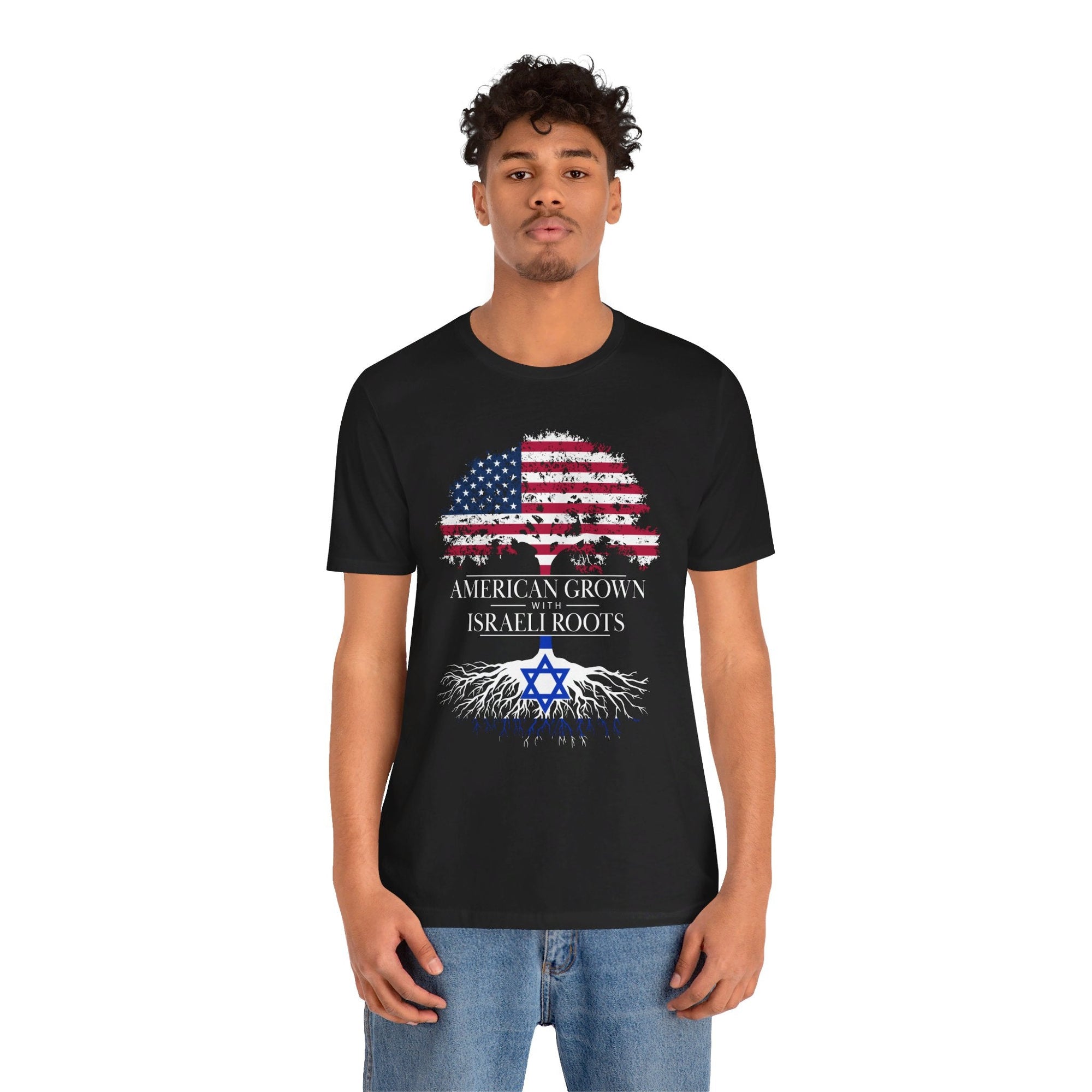 American Grown with Israeli Roots T-Shirt - Shop Israel