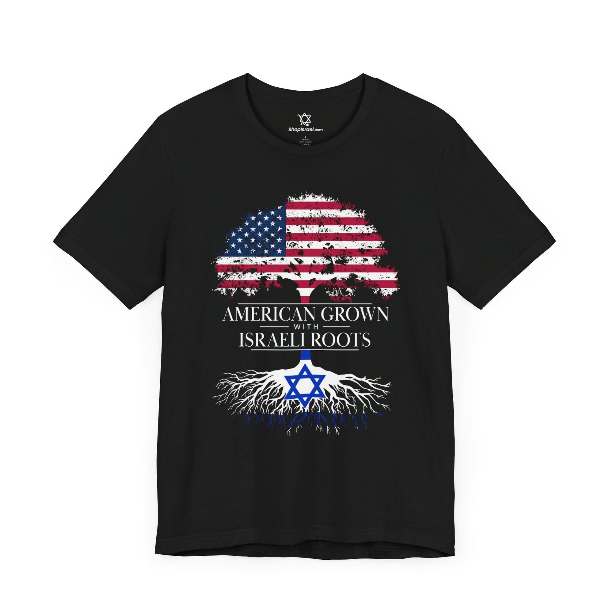 American Grown with Israeli Roots T-Shirt - Shop Israel