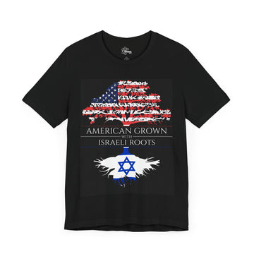 American Grown with Israeli Roots T-Shirt - Shop Israel