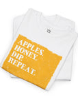 Apples Honey Dip Repeat T-Shirt - Shop Israel