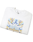 Artistic Menorah Hanukkah Sweater - Shop Israel