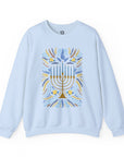 Artistic Menorah Hanukkah Sweater - Shop Israel