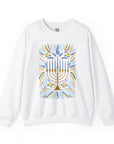 Artistic Menorah Hanukkah Sweater - Shop Israel