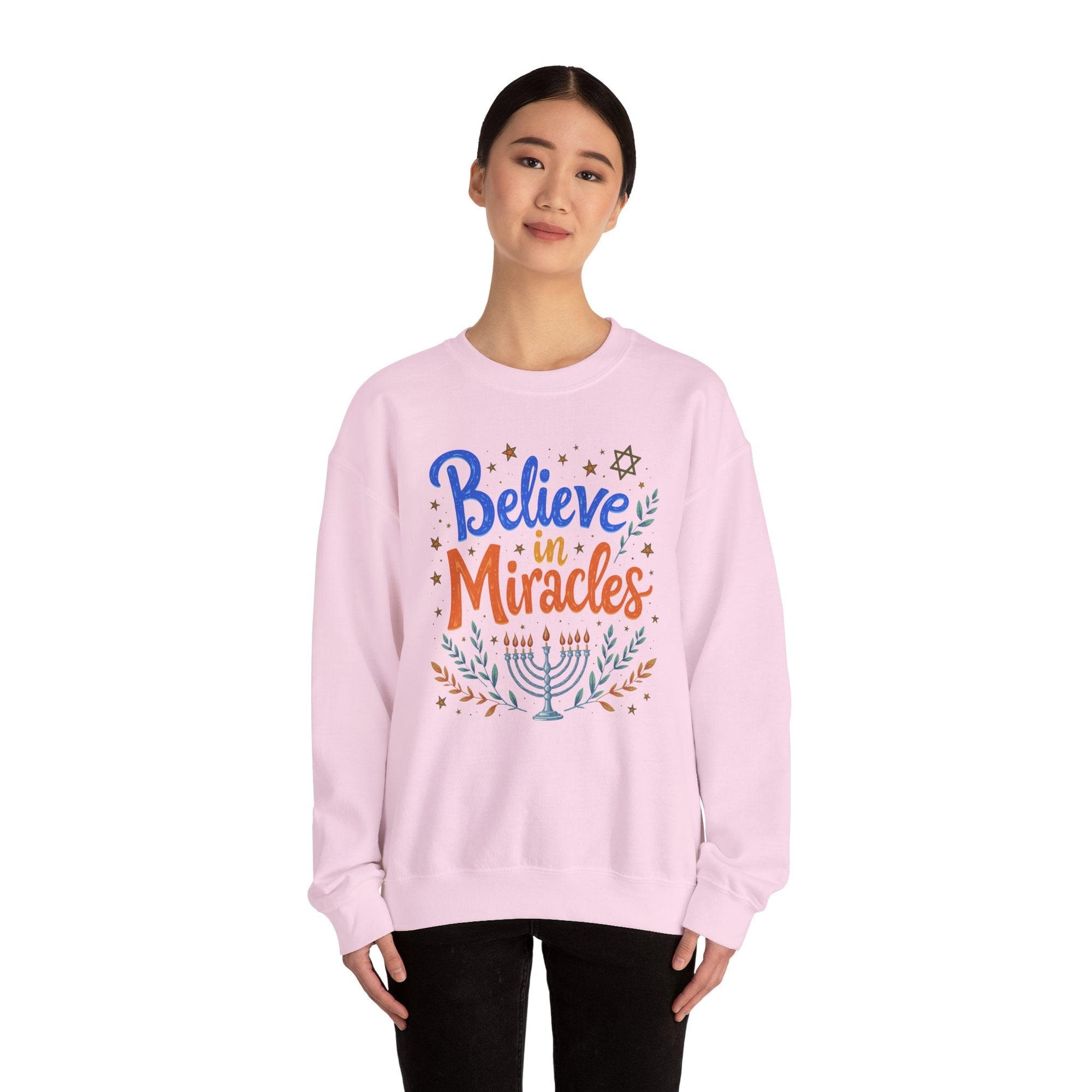 Believe in Miracles Hanukkah Sweater - Shop Israel