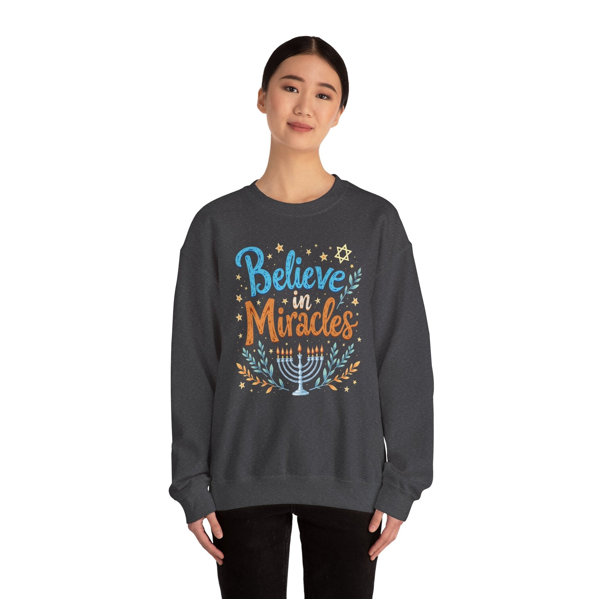 Believe in Miracles Hanukkah Sweater - Shop Israel