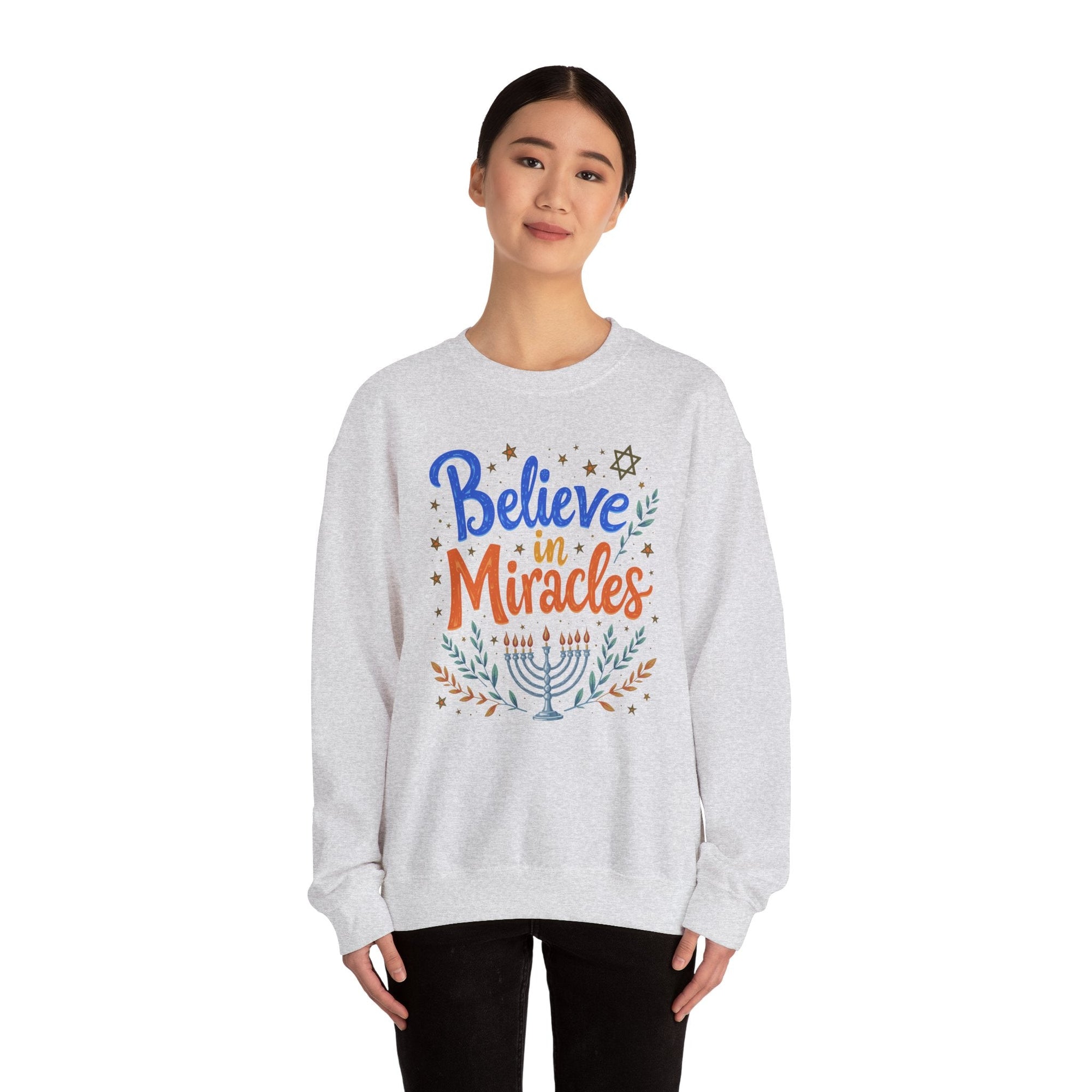 Believe in Miracles Hanukkah Sweater - Shop Israel