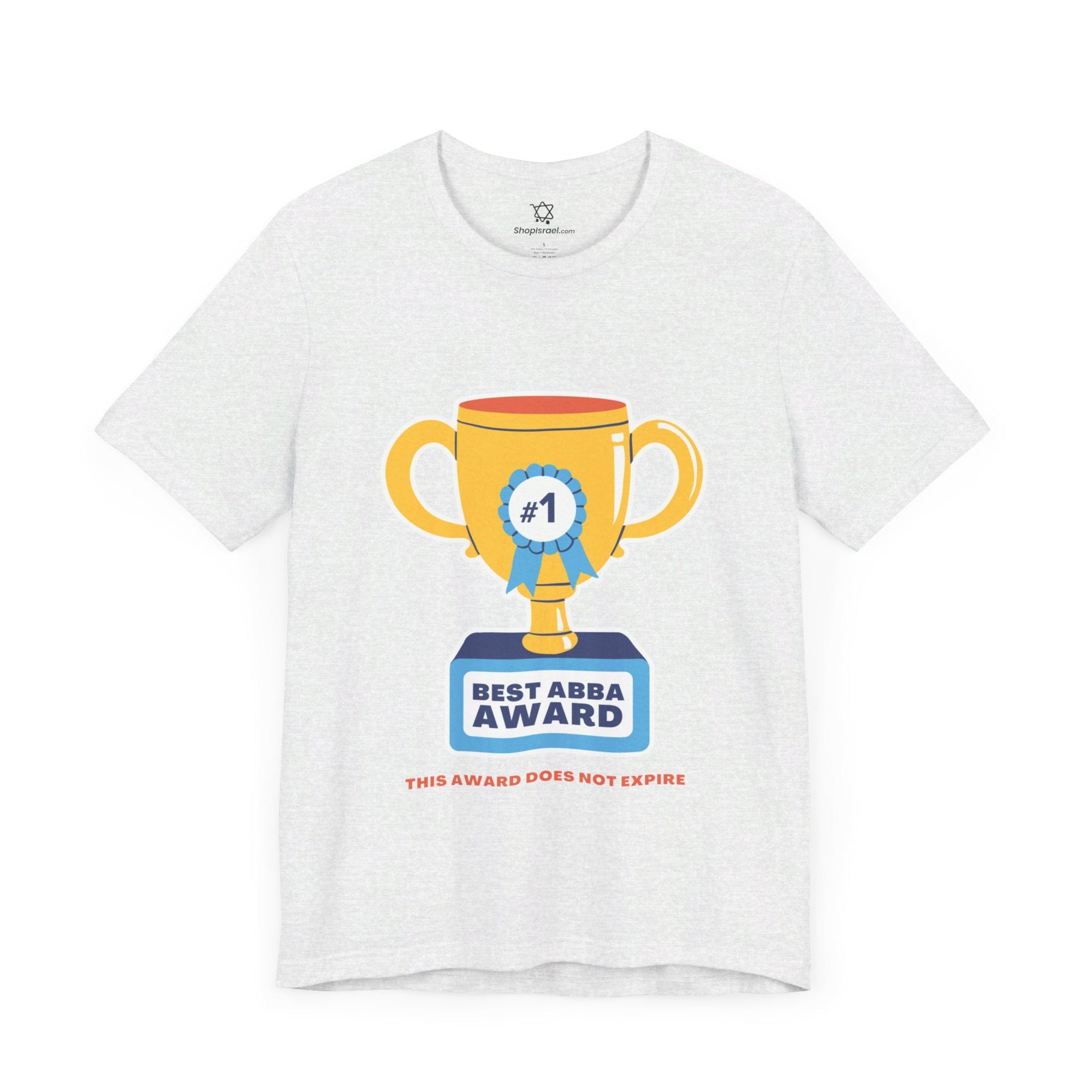 Best Abba Award T - Shirt - Shop Israel