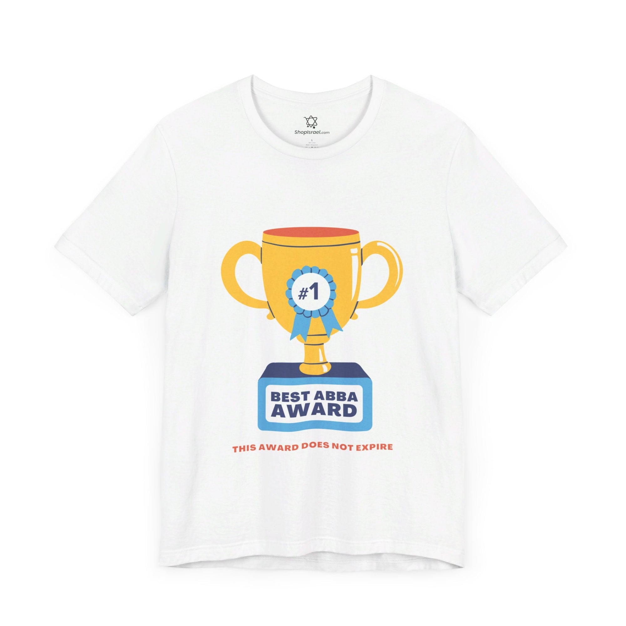 Best Abba Award T - Shirt - Shop Israel