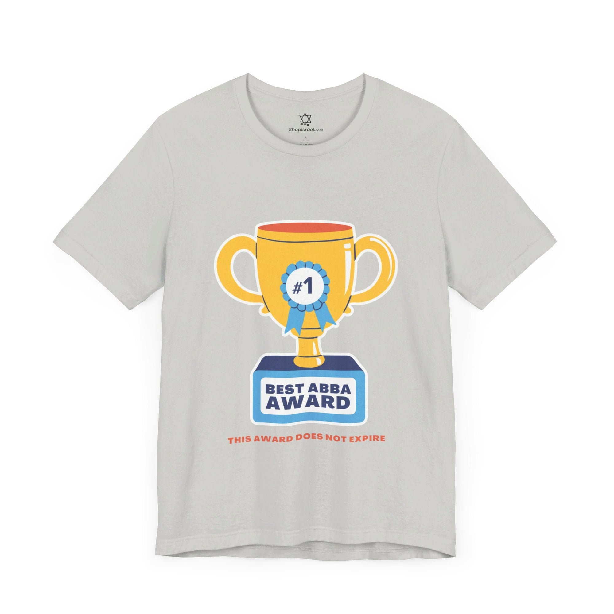 Best Abba Award T - Shirt - Shop Israel