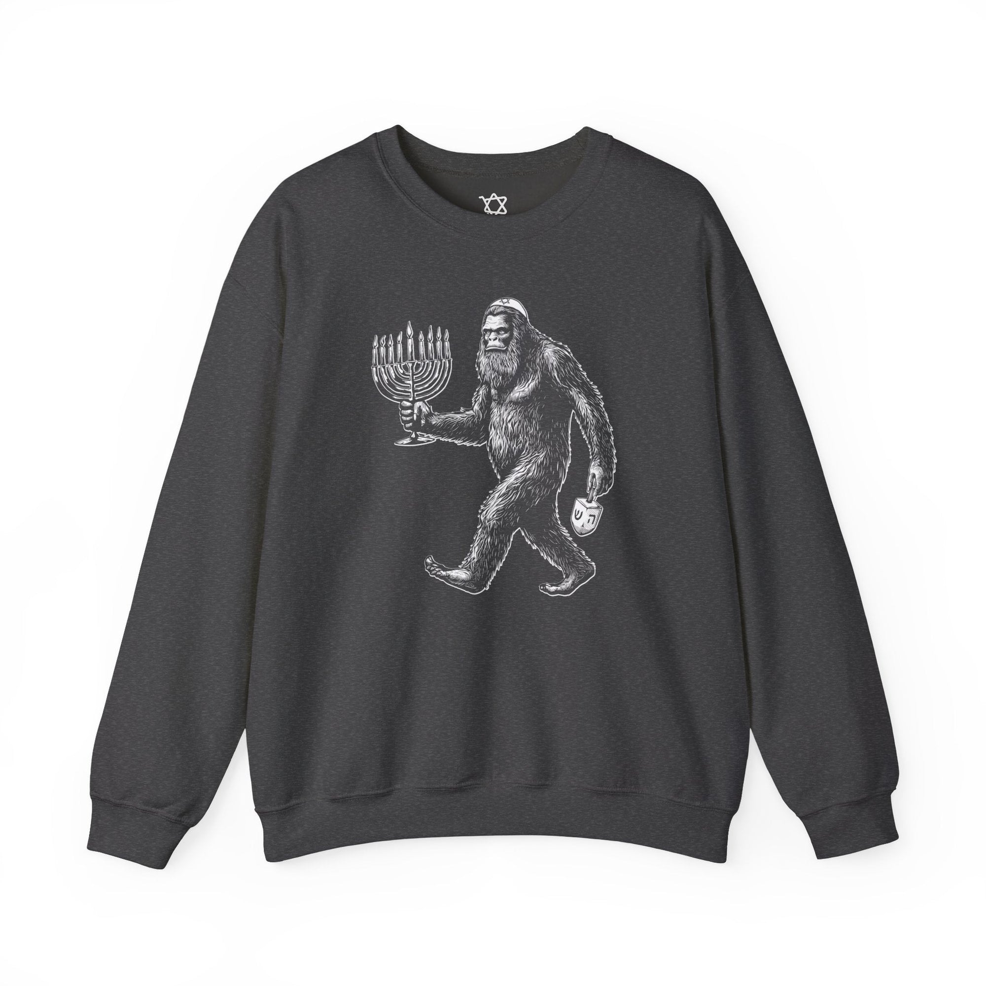 Bigfoot Yeti Hanukkah Sweater - Shop Israel