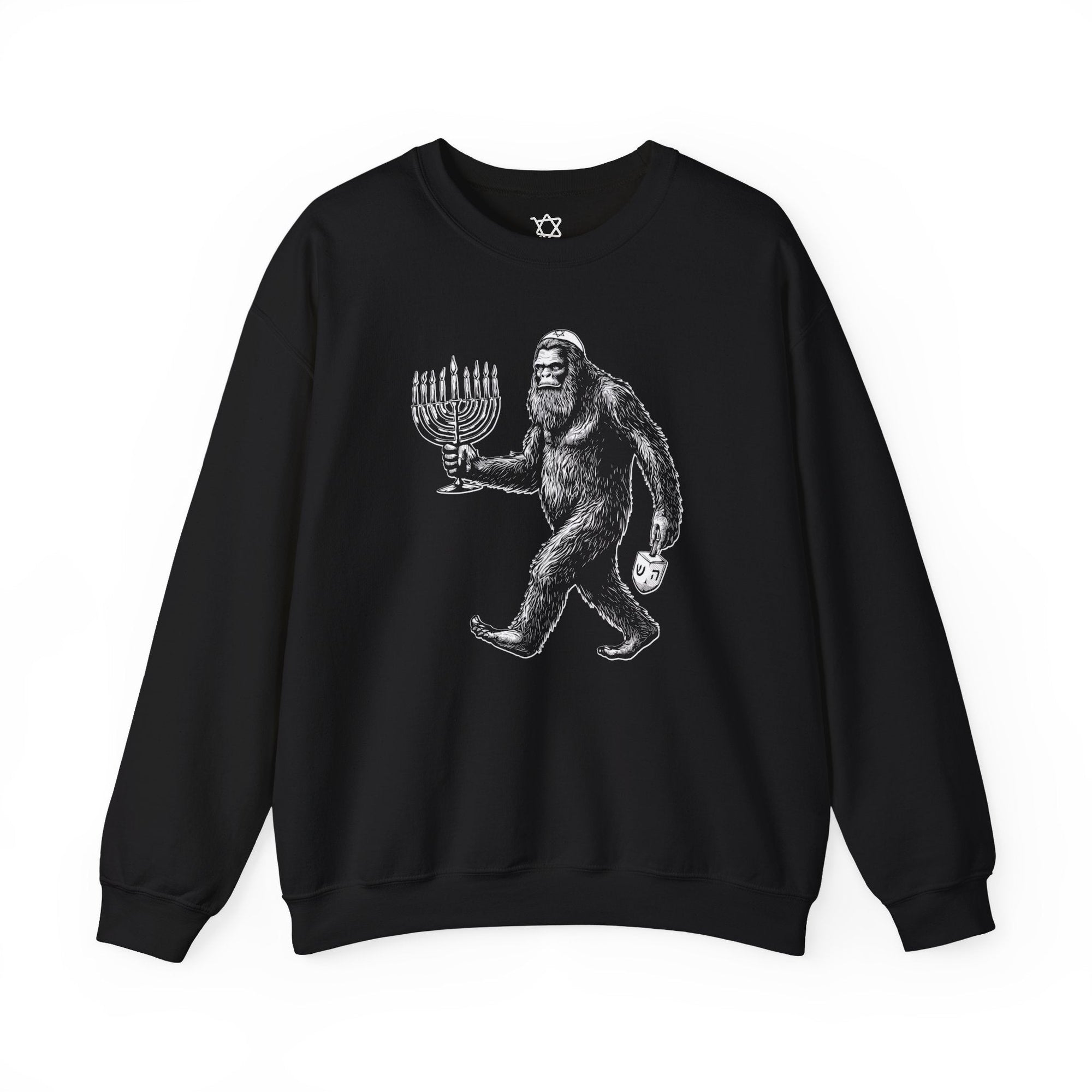 Bigfoot Yeti Hanukkah Sweater - Shop Israel