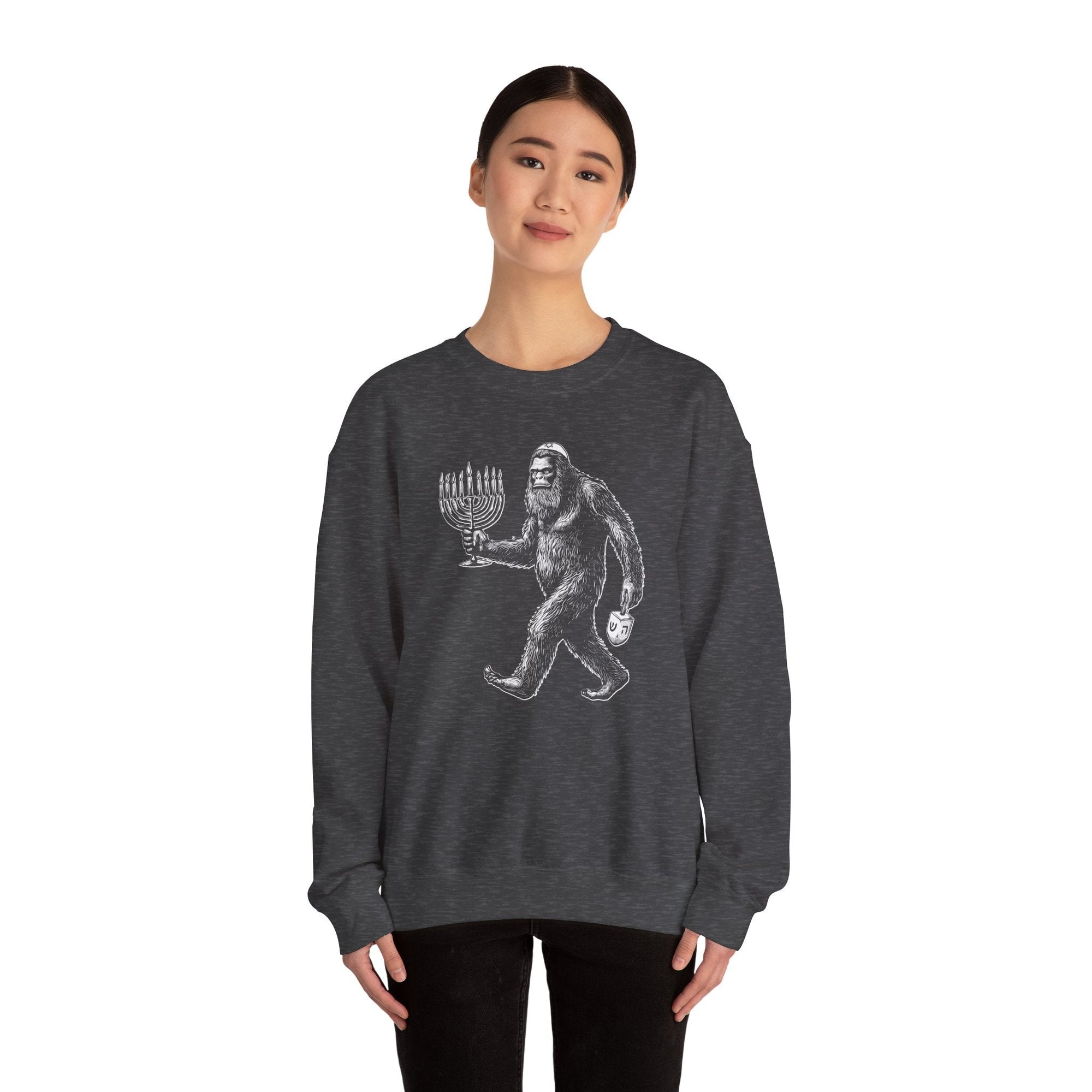 Bigfoot Yeti Hanukkah Sweater - Shop Israel