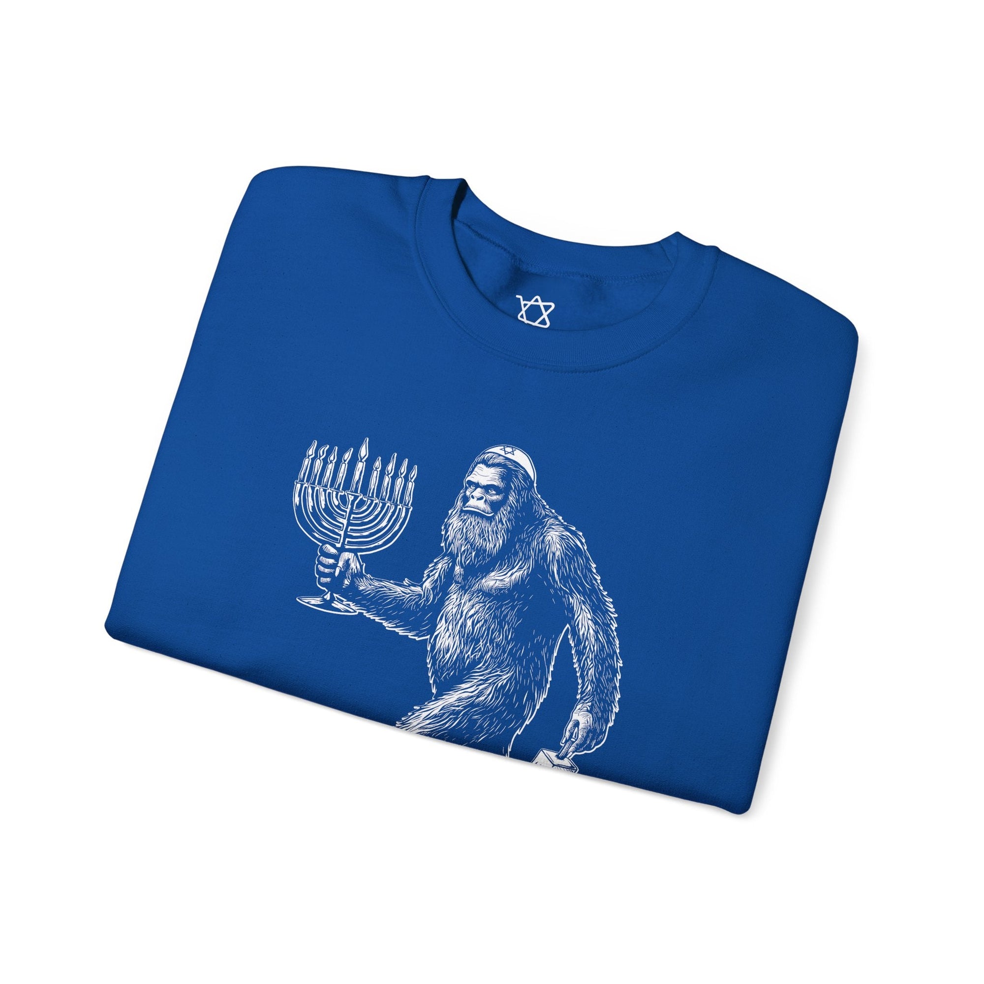 Bigfoot Yeti Hanukkah Sweater - Shop Israel