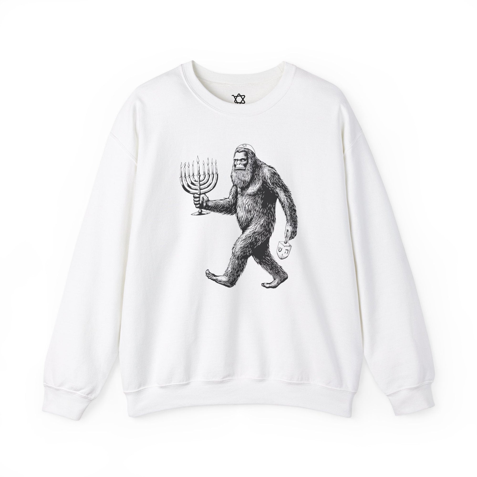 Bigfoot Yeti Hanukkah Sweater - Shop Israel