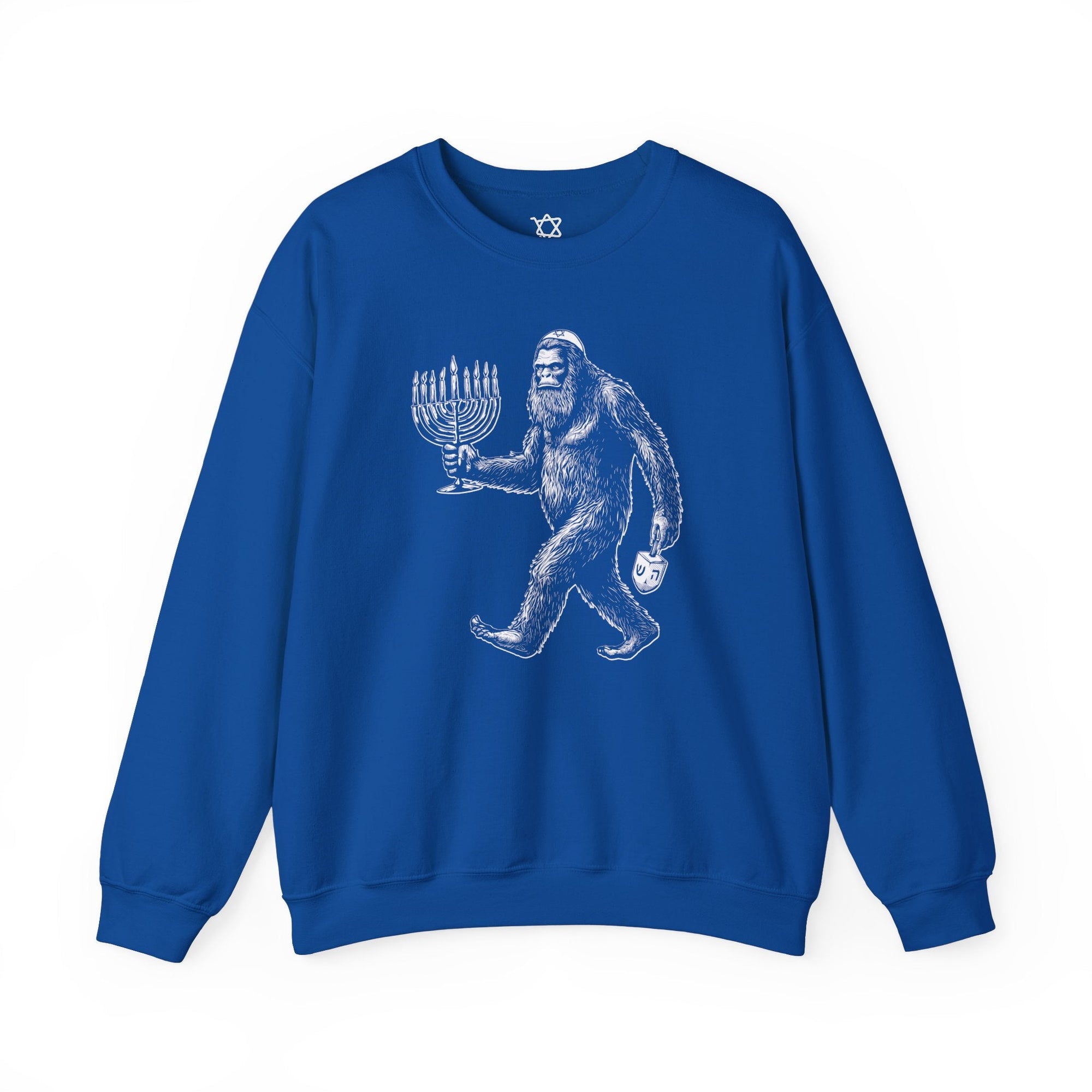 Bigfoot Yeti Hanukkah Sweater - Shop Israel