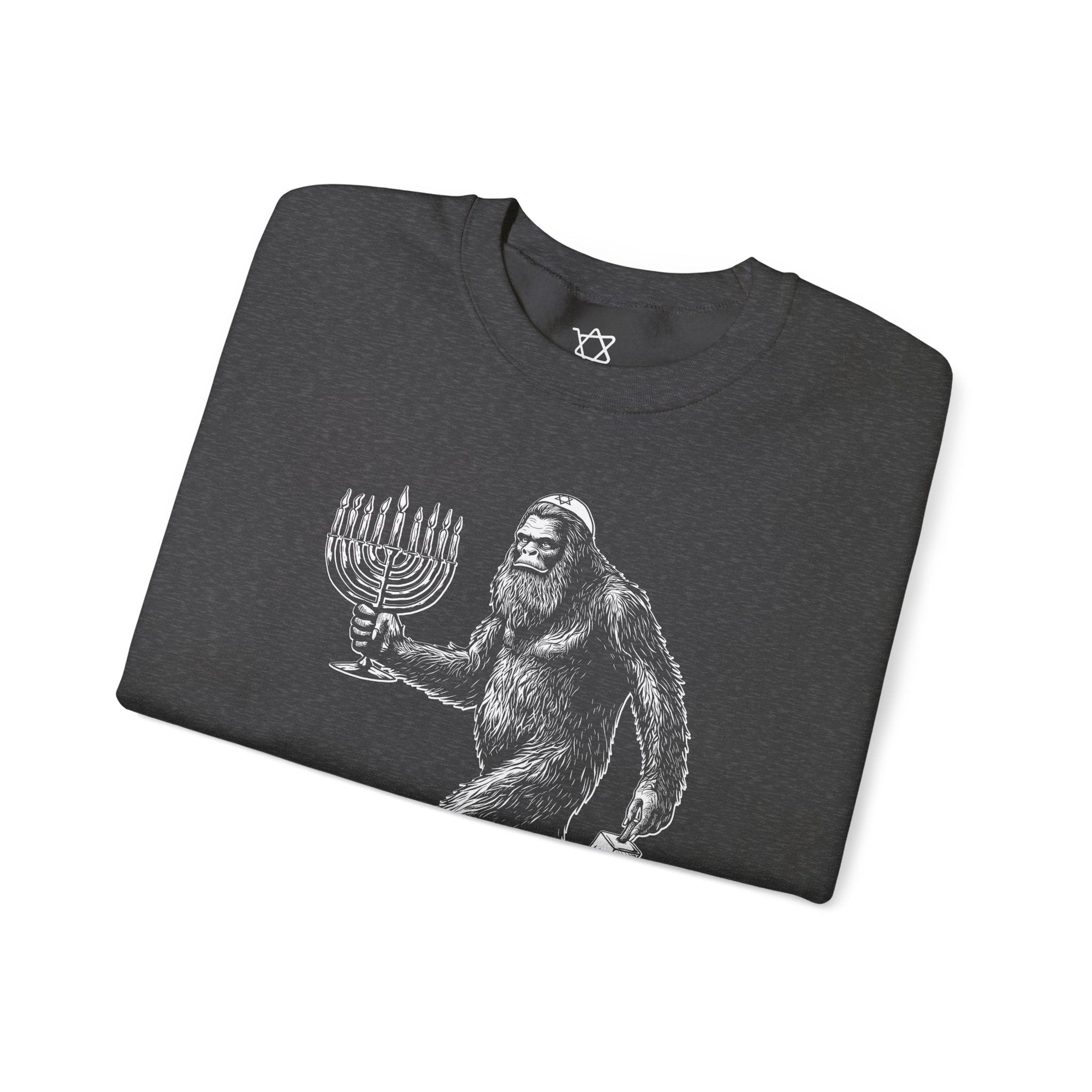 Bigfoot Yeti Hanukkah Sweater - Shop Israel