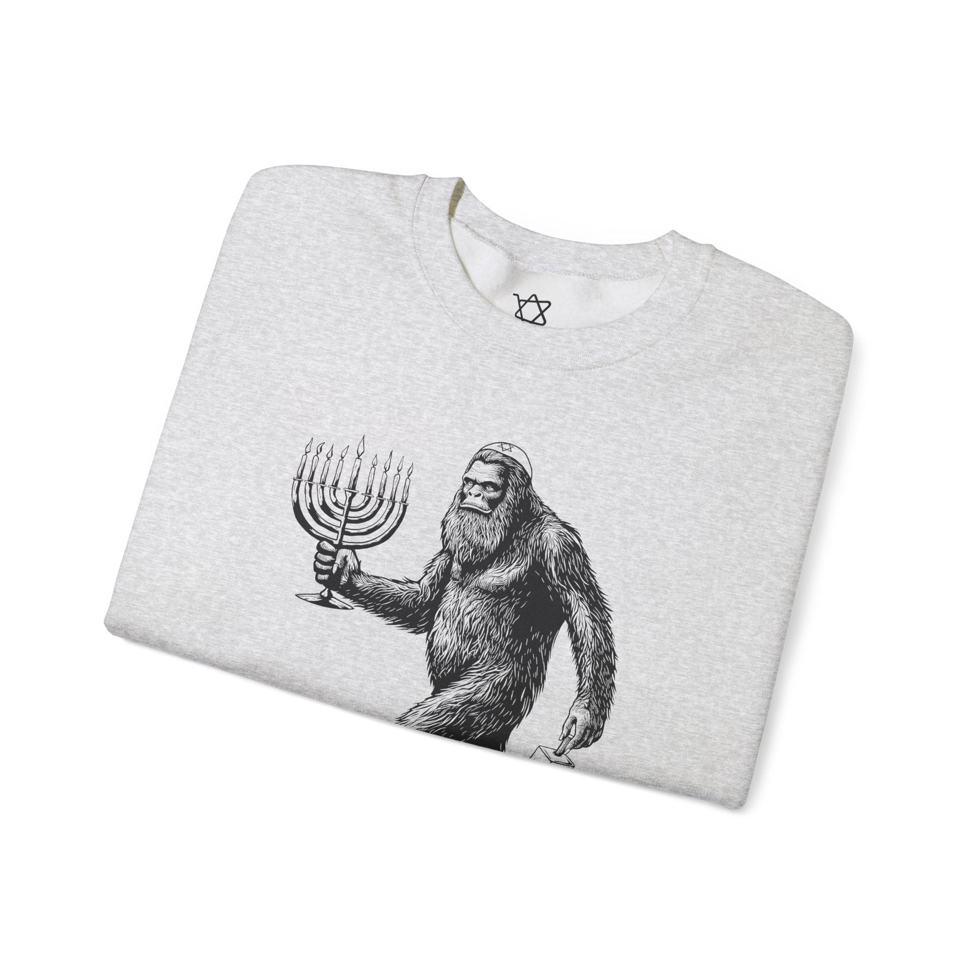 Bigfoot Yeti Hanukkah Sweater - Shop Israel