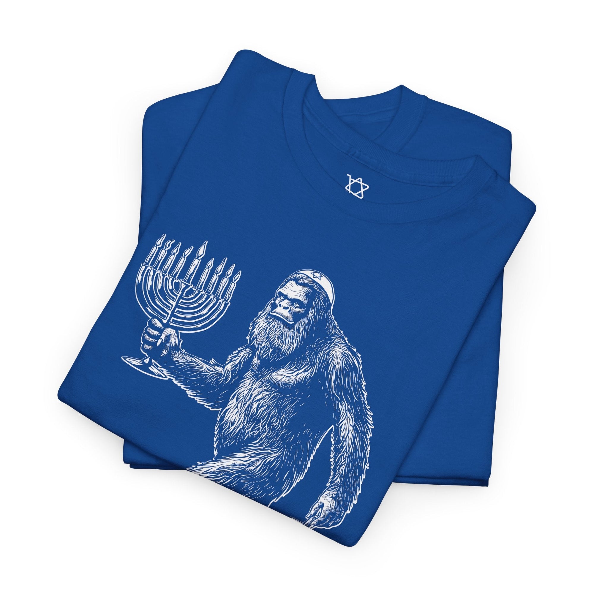 Bigfoot Yeti Hanukkah T-Shirt - Shop Israel