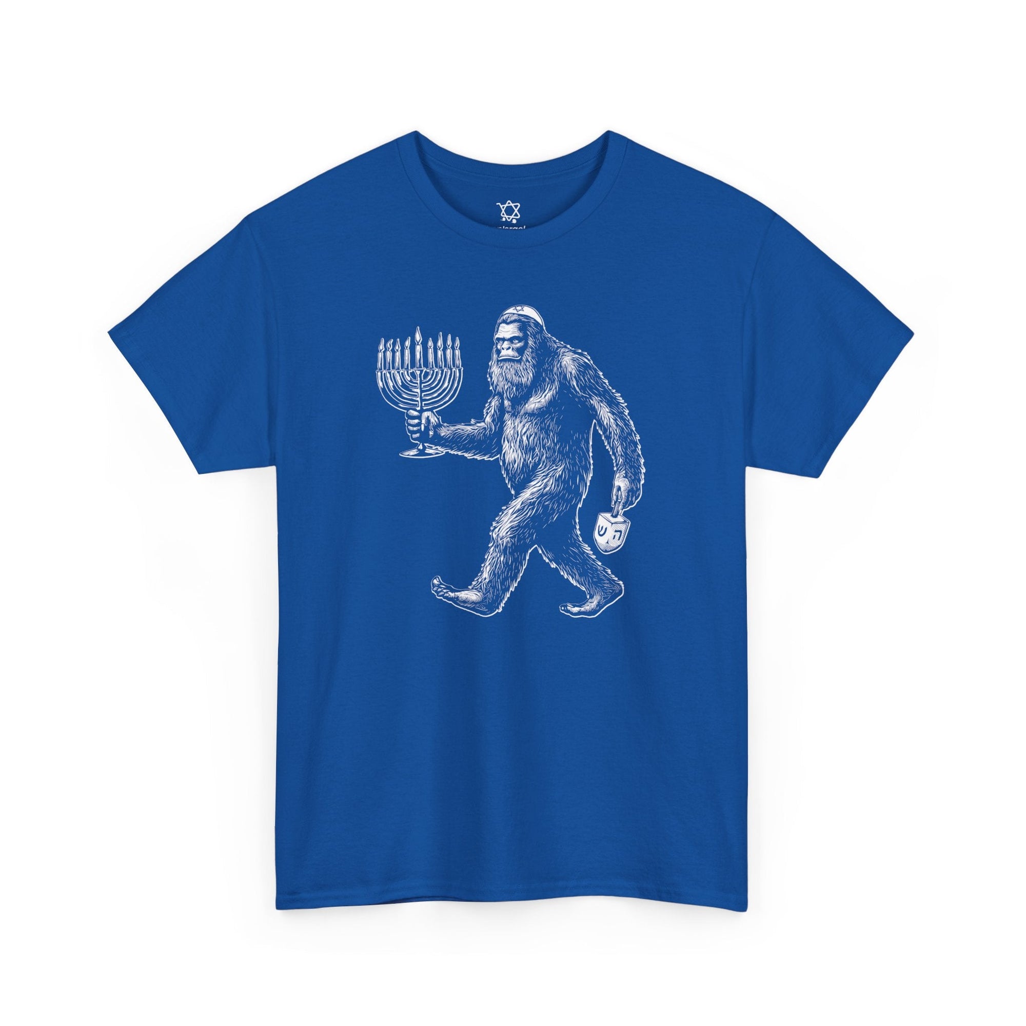 Bigfoot Yeti Hanukkah T-Shirt - Shop Israel