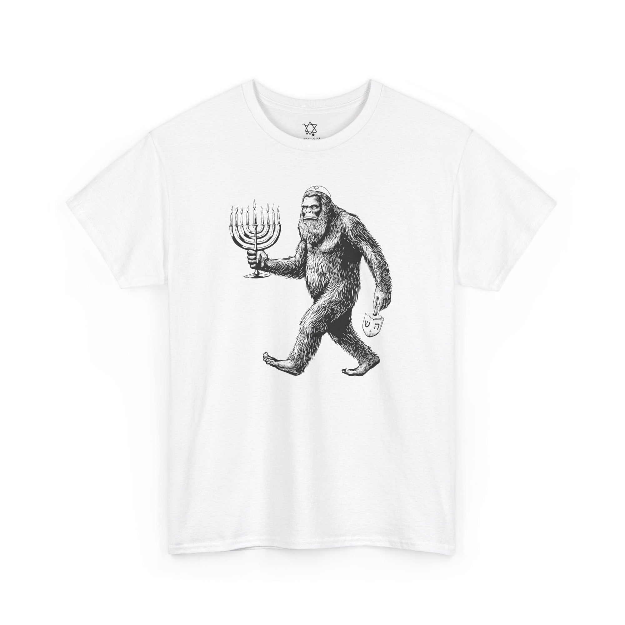 Bigfoot Yeti Hanukkah T-Shirt - Shop Israel