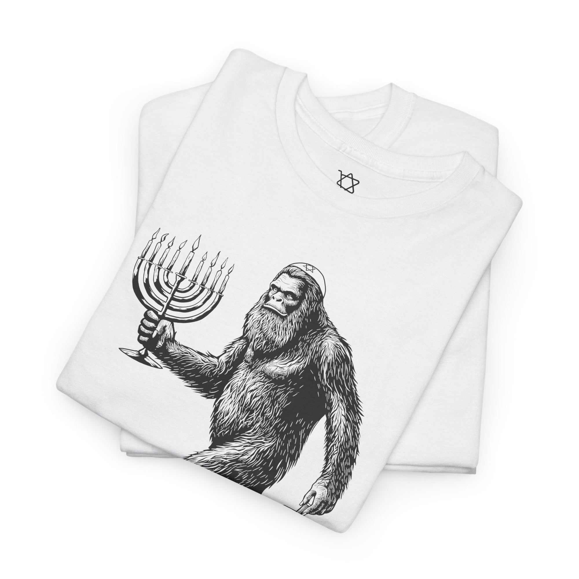 Bigfoot Yeti Hanukkah T-Shirt - Shop Israel