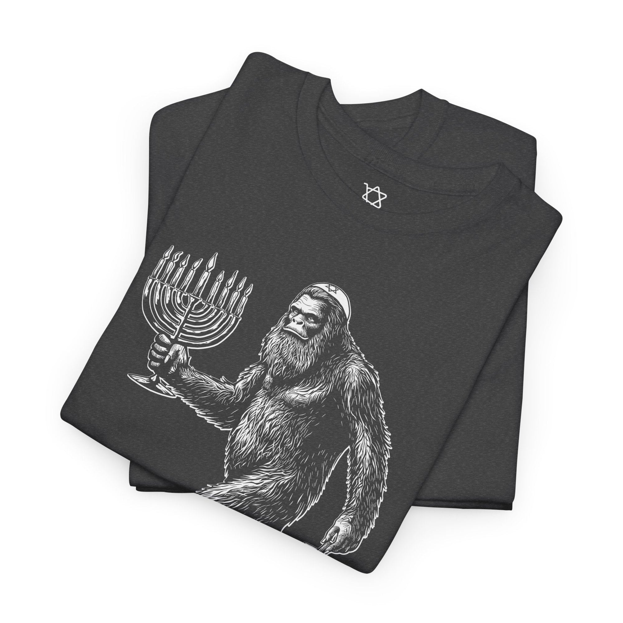 Bigfoot Yeti Hanukkah T-Shirt - Shop Israel