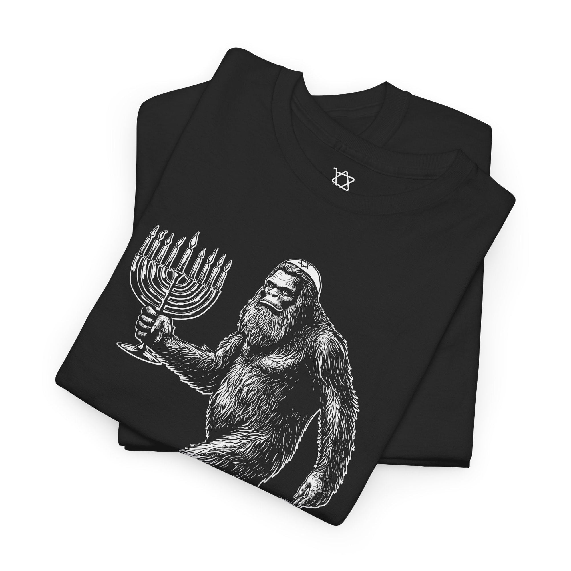 Bigfoot Yeti Hanukkah T-Shirt - Shop Israel