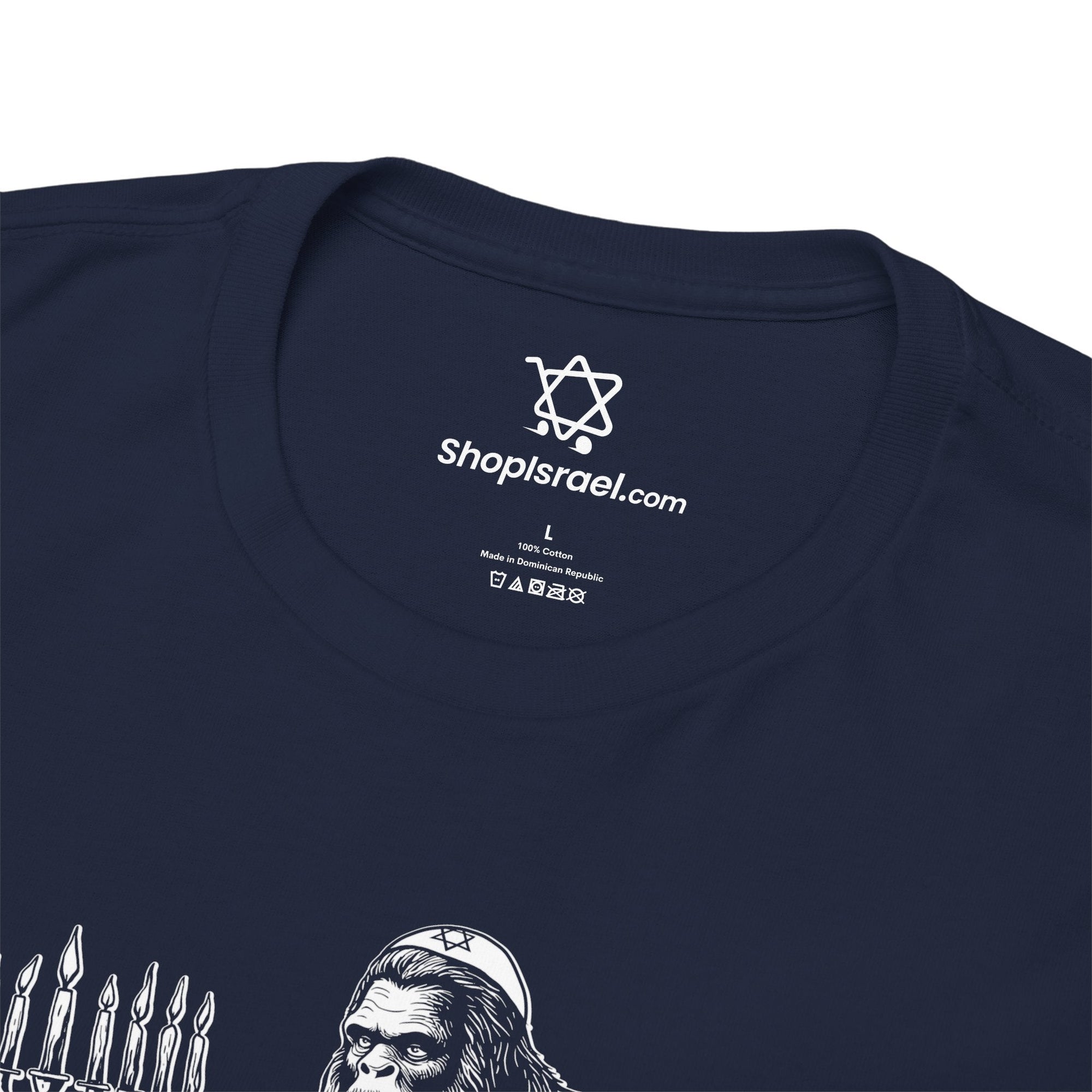 Bigfoot Yeti Hanukkah T-Shirt - Shop Israel