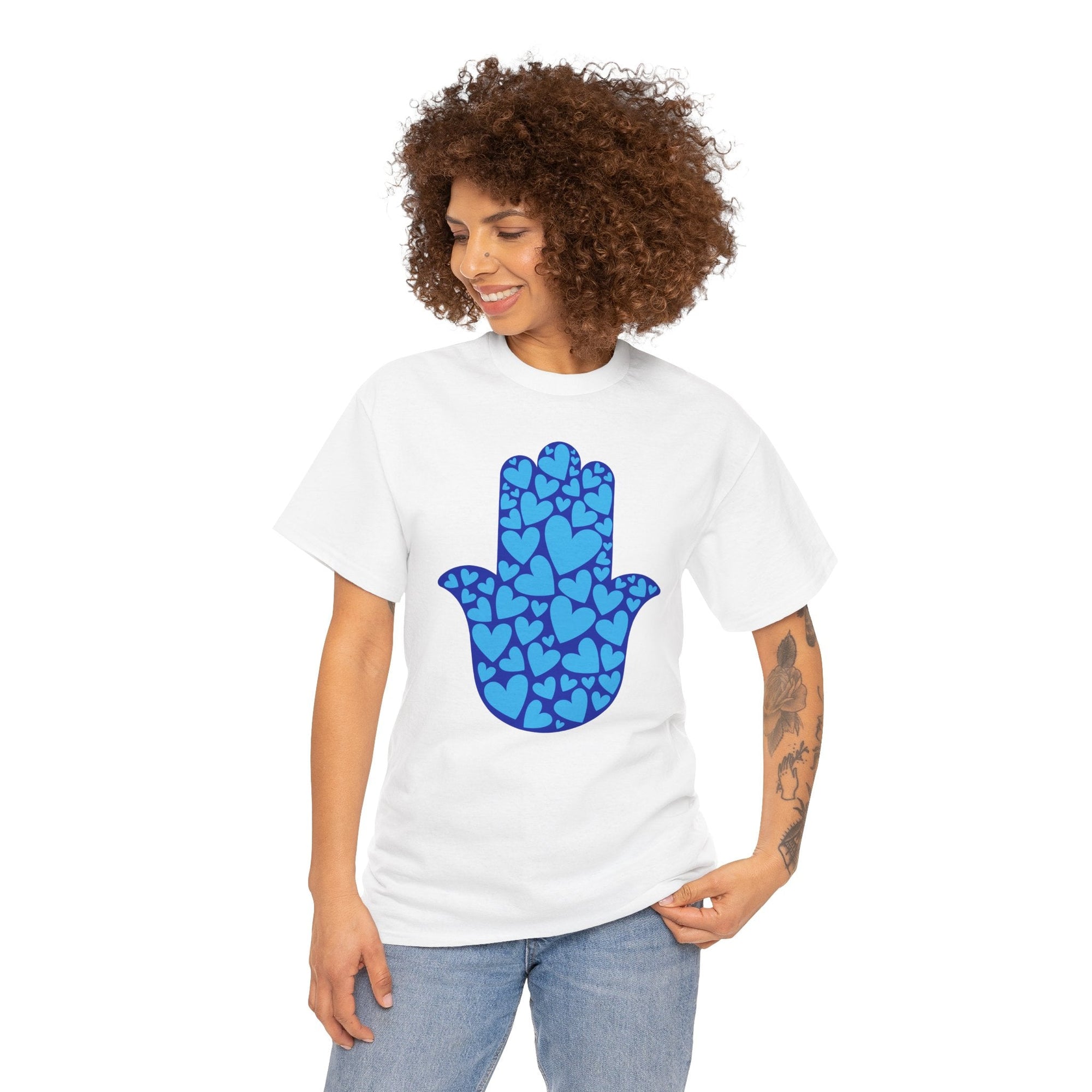 Blue Hamsa T-Shirt - Shop Israel
