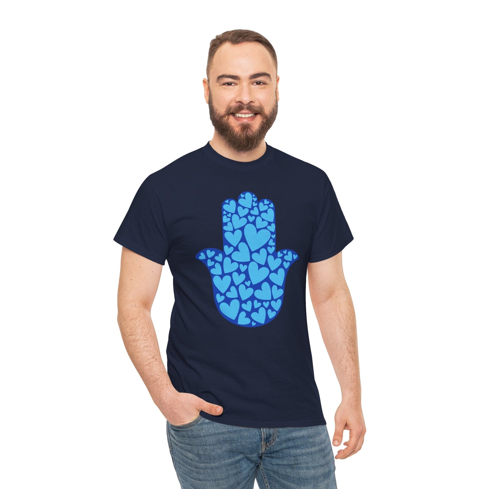 Blue Hamsa T-Shirt - Shop Israel