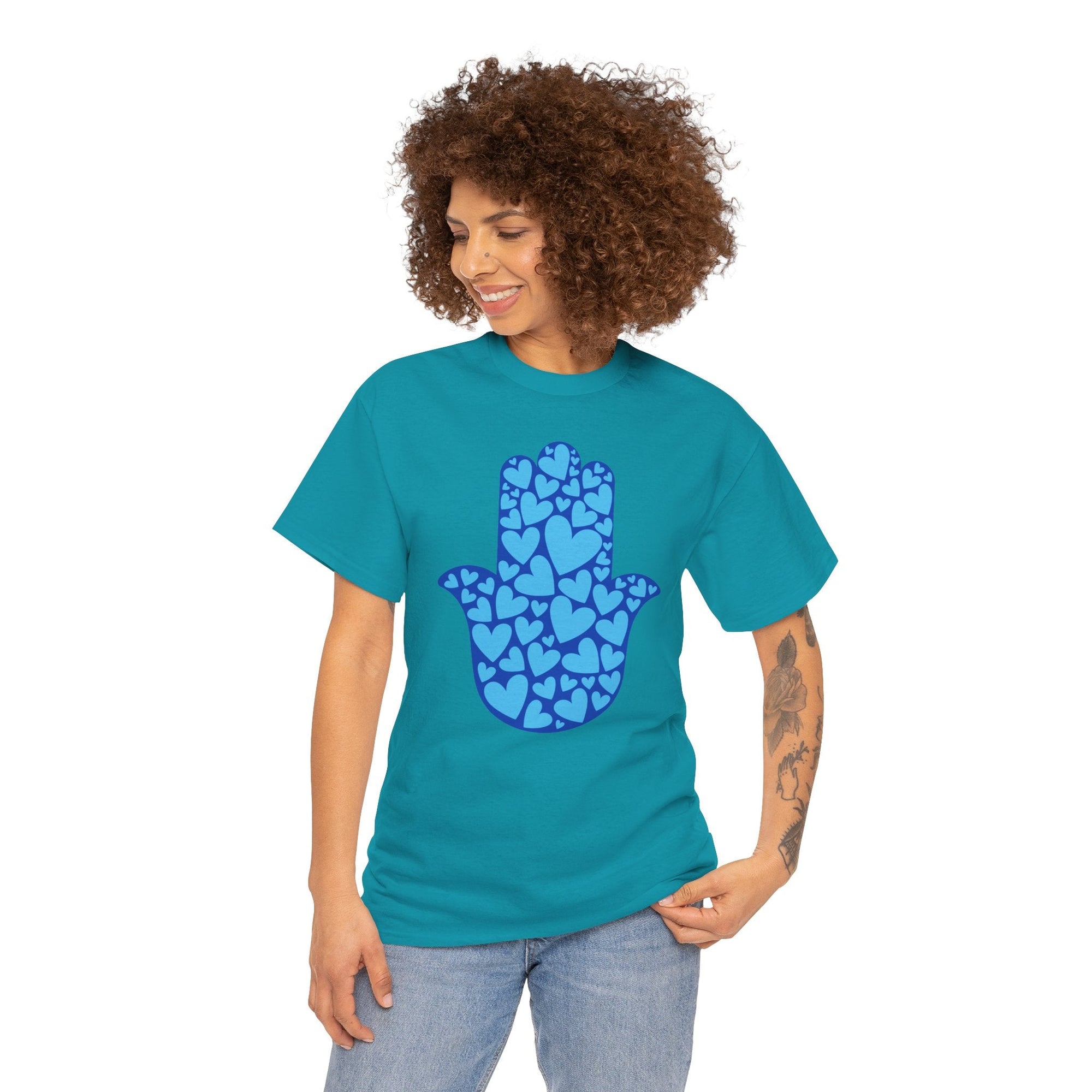 Blue Hamsa T-Shirt - Shop Israel
